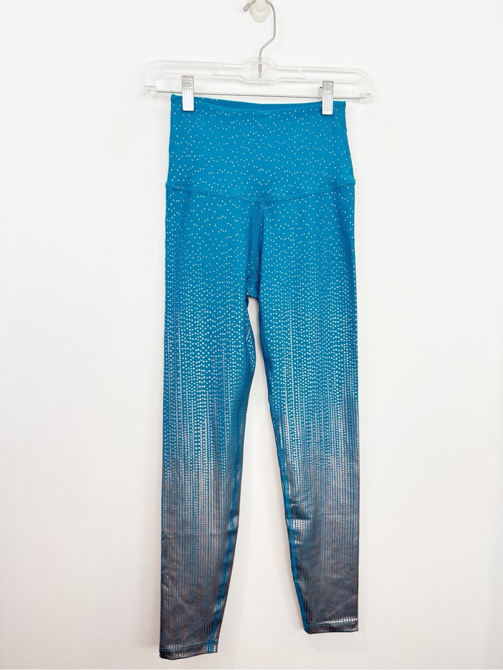Beyond Yoga Drip Drop High Waist Midi Leggings Teal Size Small